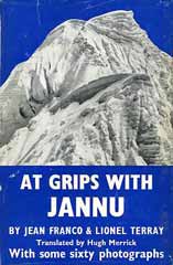 Jannu Book - At Grips with Jannu - cover Jannu Near Summit